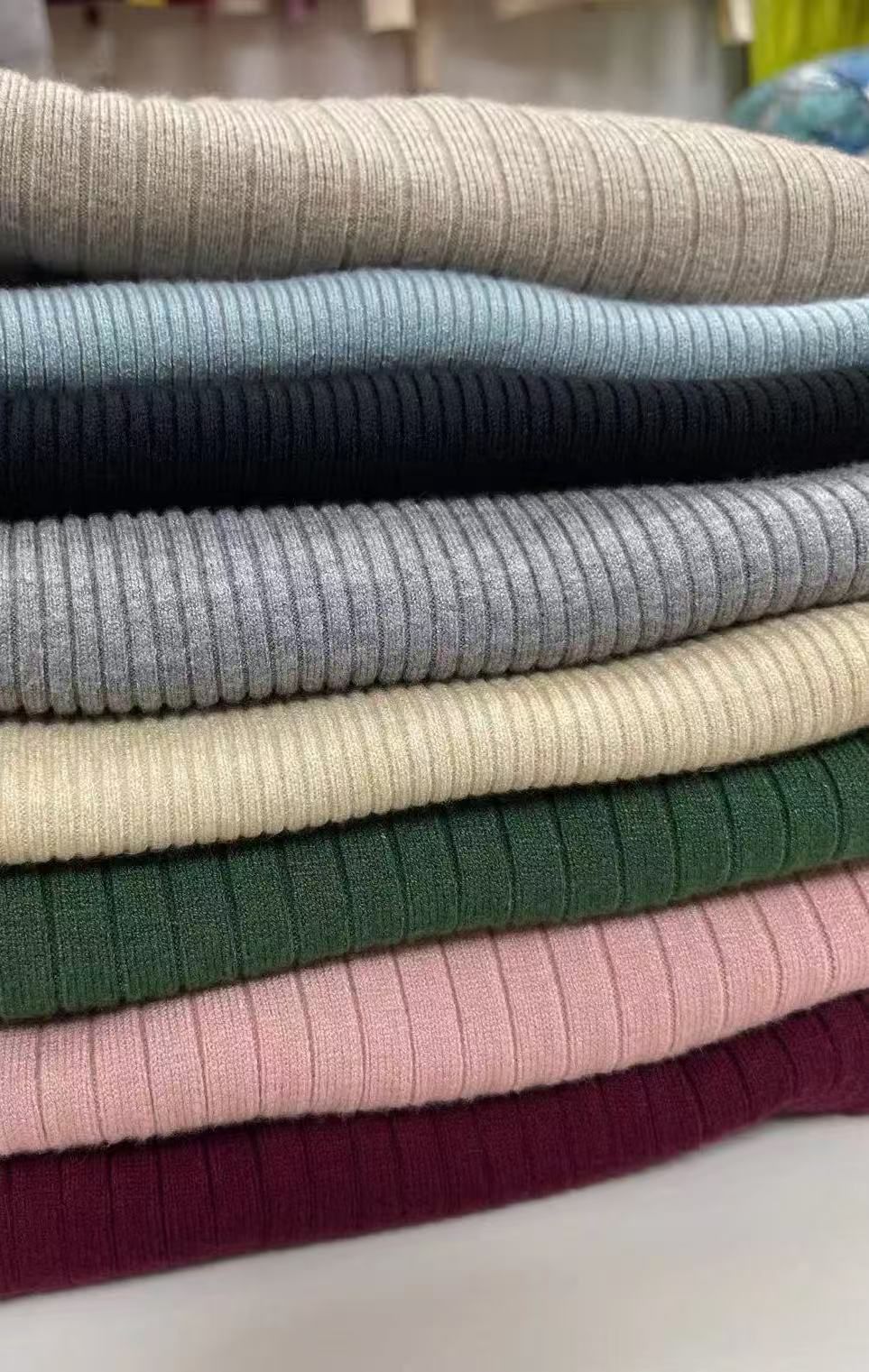 Assorted color options of women's cotton blend sweaters TF8668