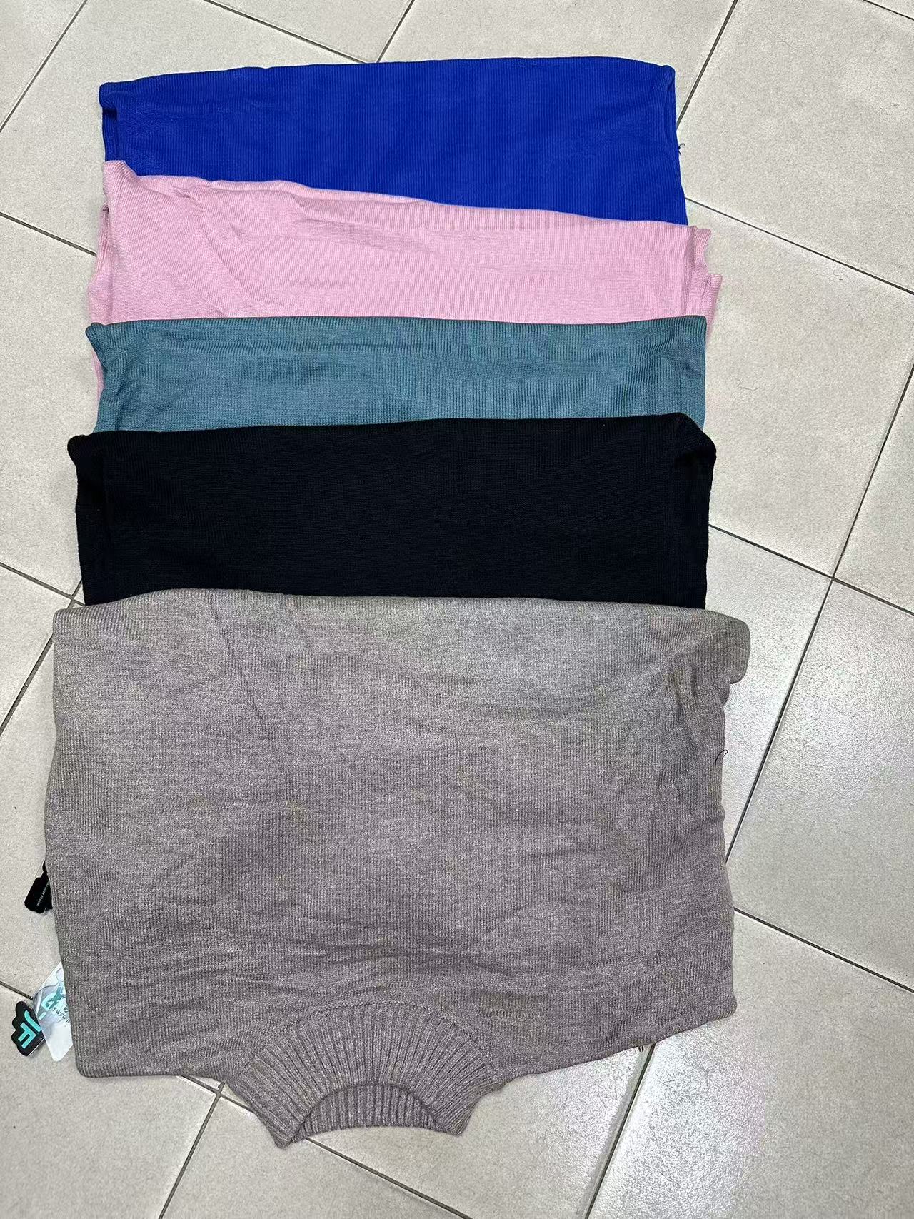 Assorted color options for ladies' knit sweater TF8716