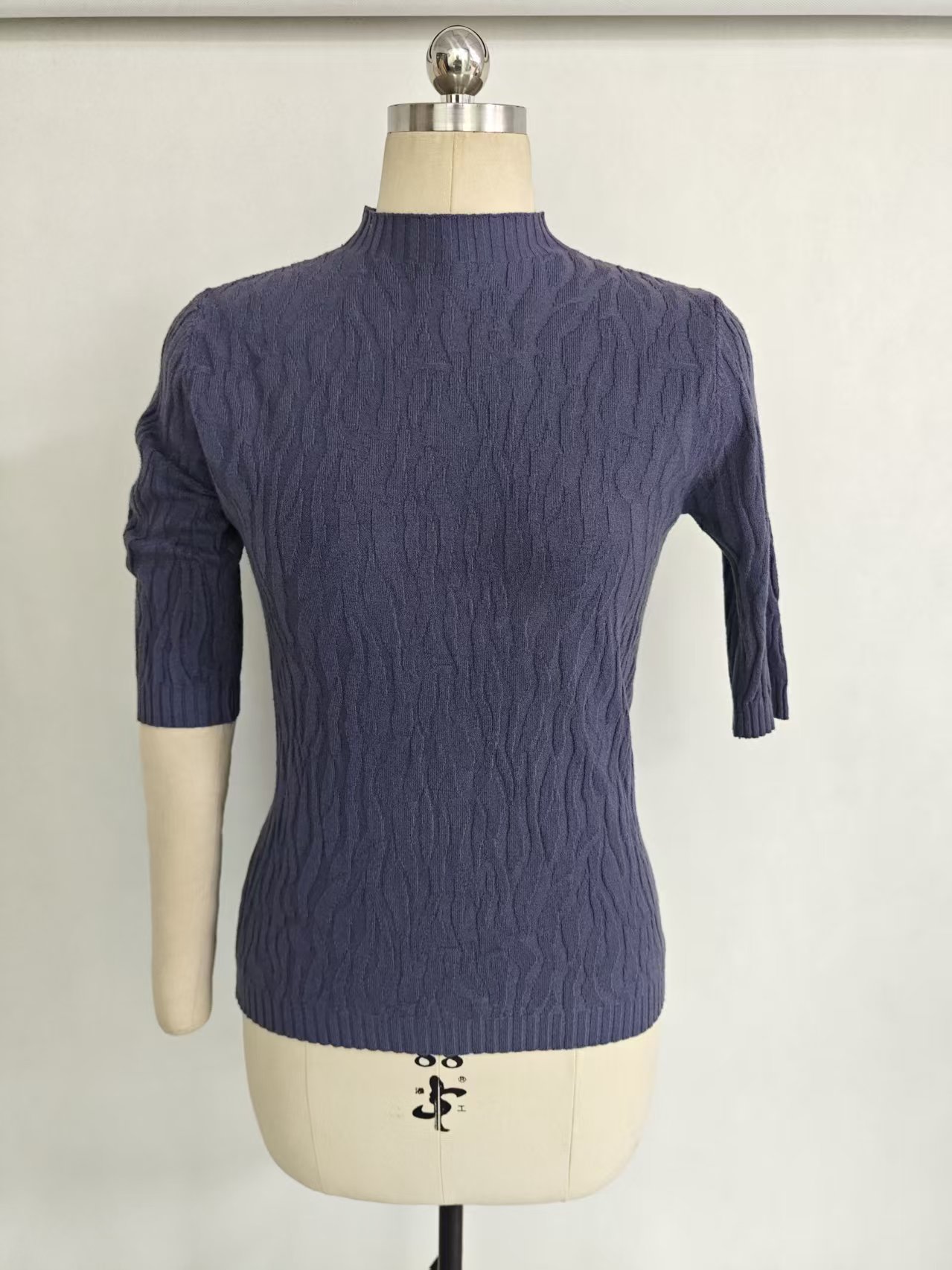 Side view of women's knit sweater TF8750