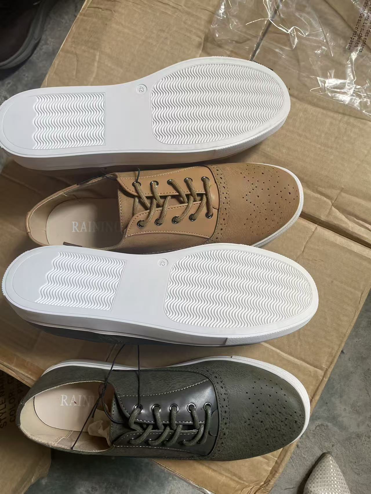 Men's black and army green athletic casual shoes style TF8898