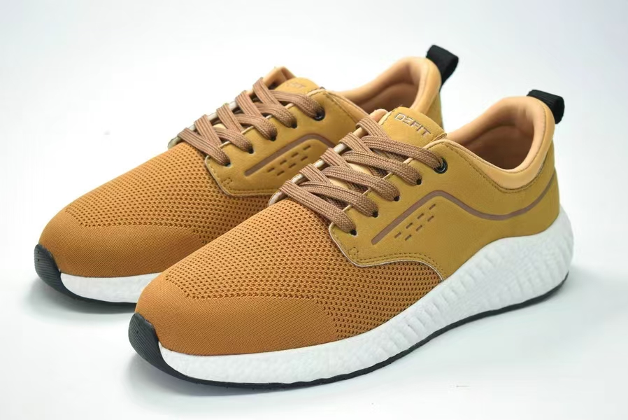 Men's tan yellow outdoor casual sneaker shoes TF8652