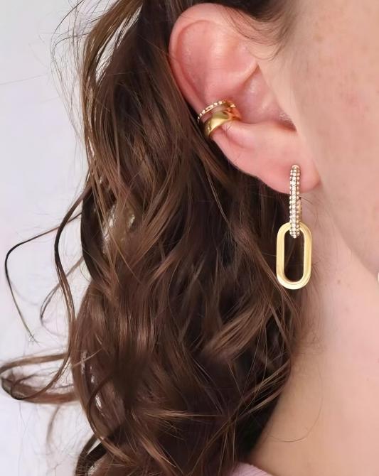 Ladies gold drop earrings style TF1952 wholesale ready stock