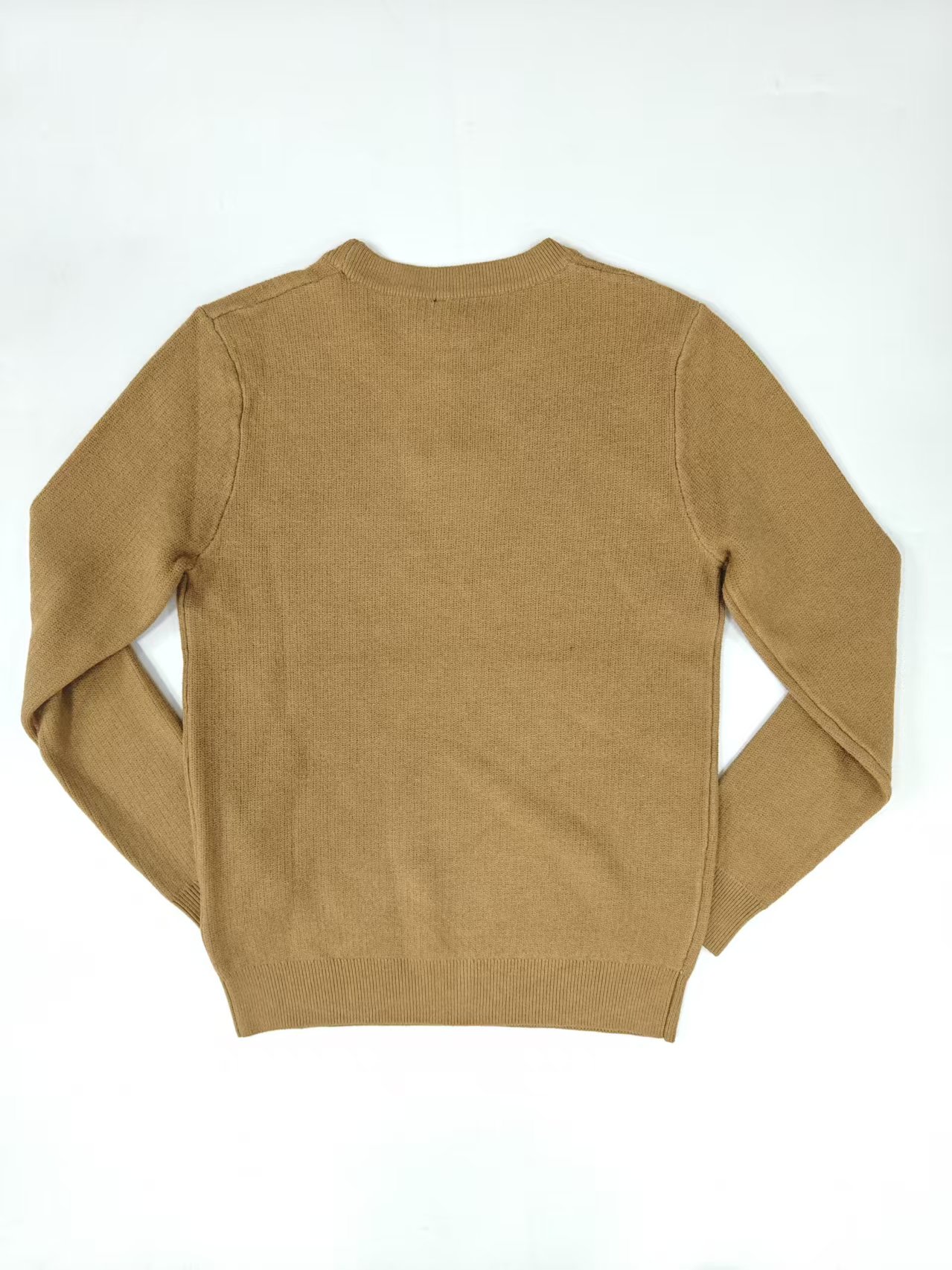 Front view of men's crewneck sweater style TF7953 bulk wholesale