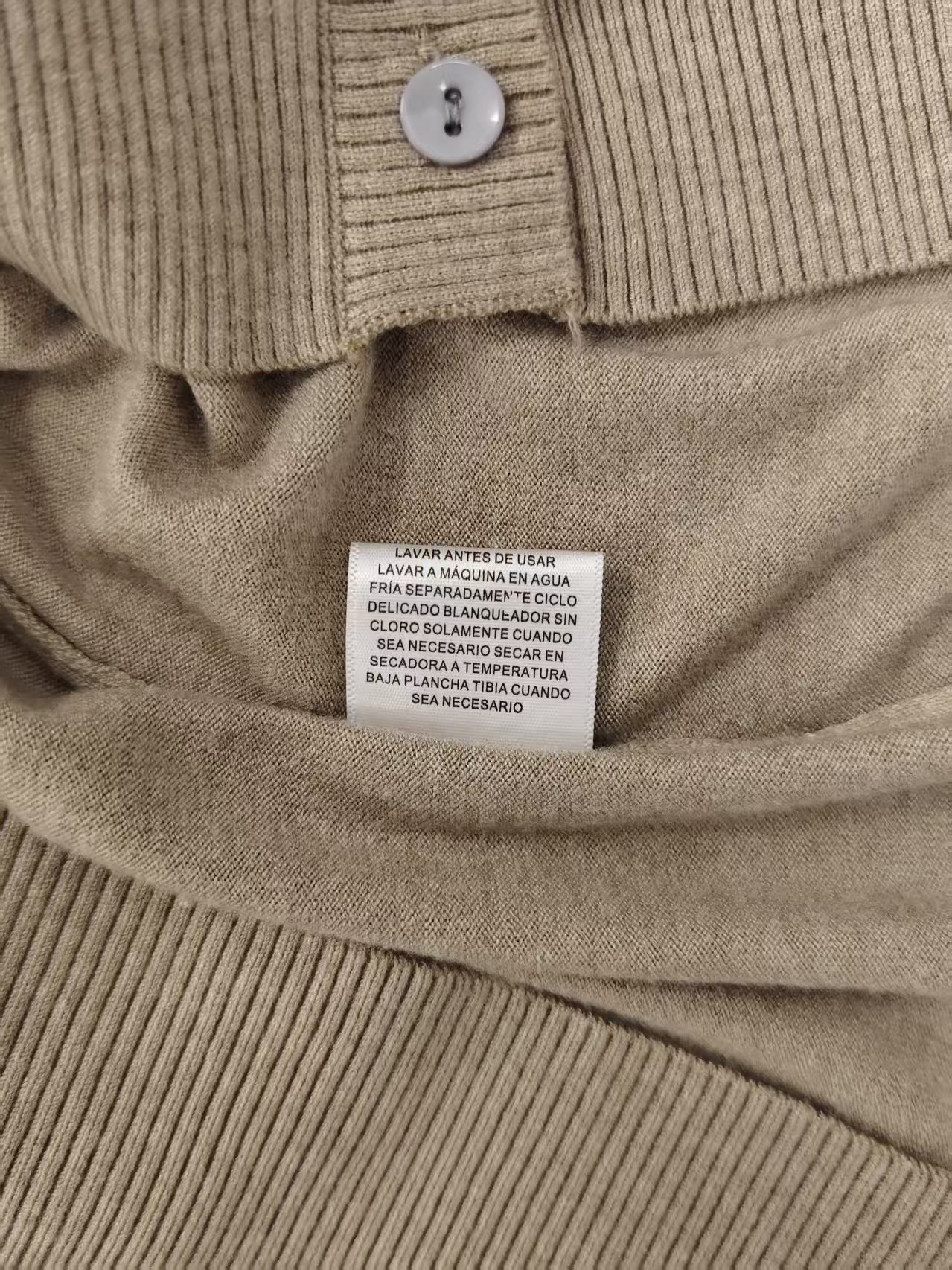 Close up of knit fabric texture and seam construction TF8326