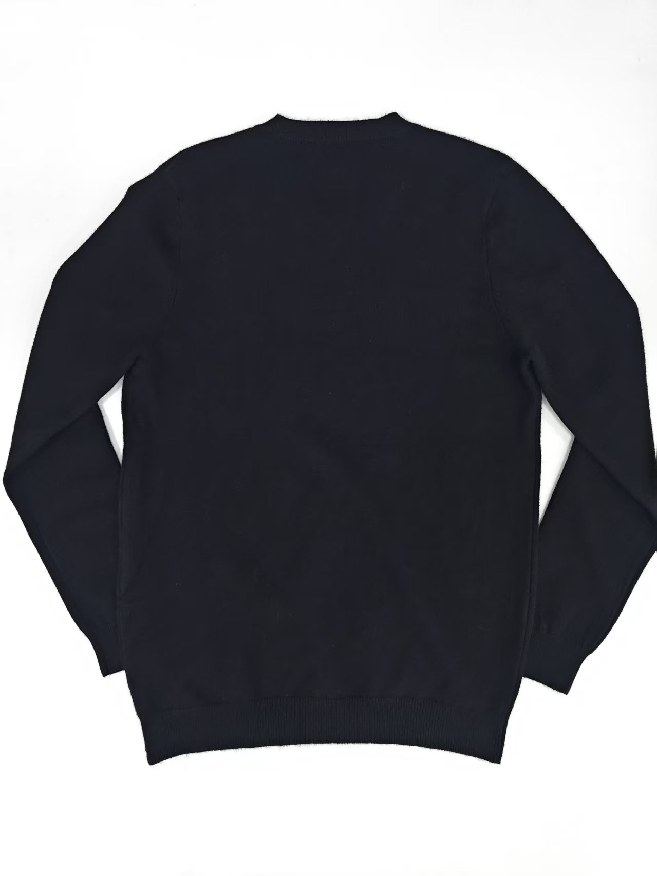 Front view of men's crewneck knit sweater style TF8327 bulk wholesale