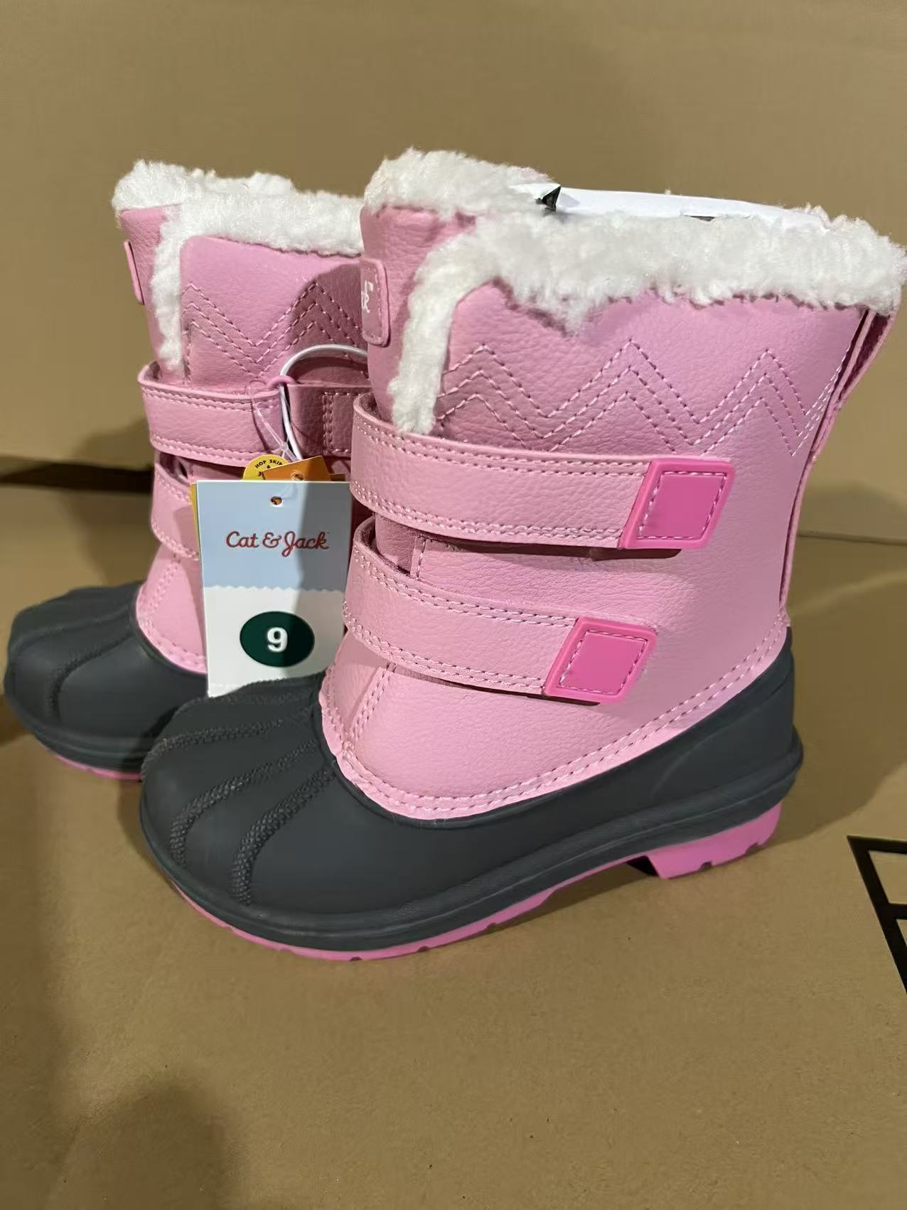 Assorted color options for wholesale kids winter boots TF9454