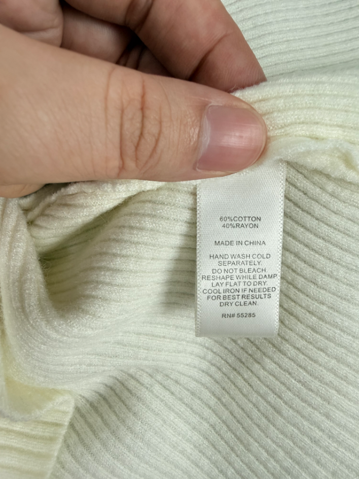 Close-up of soft cotton rayon knit fabric texture TF9266