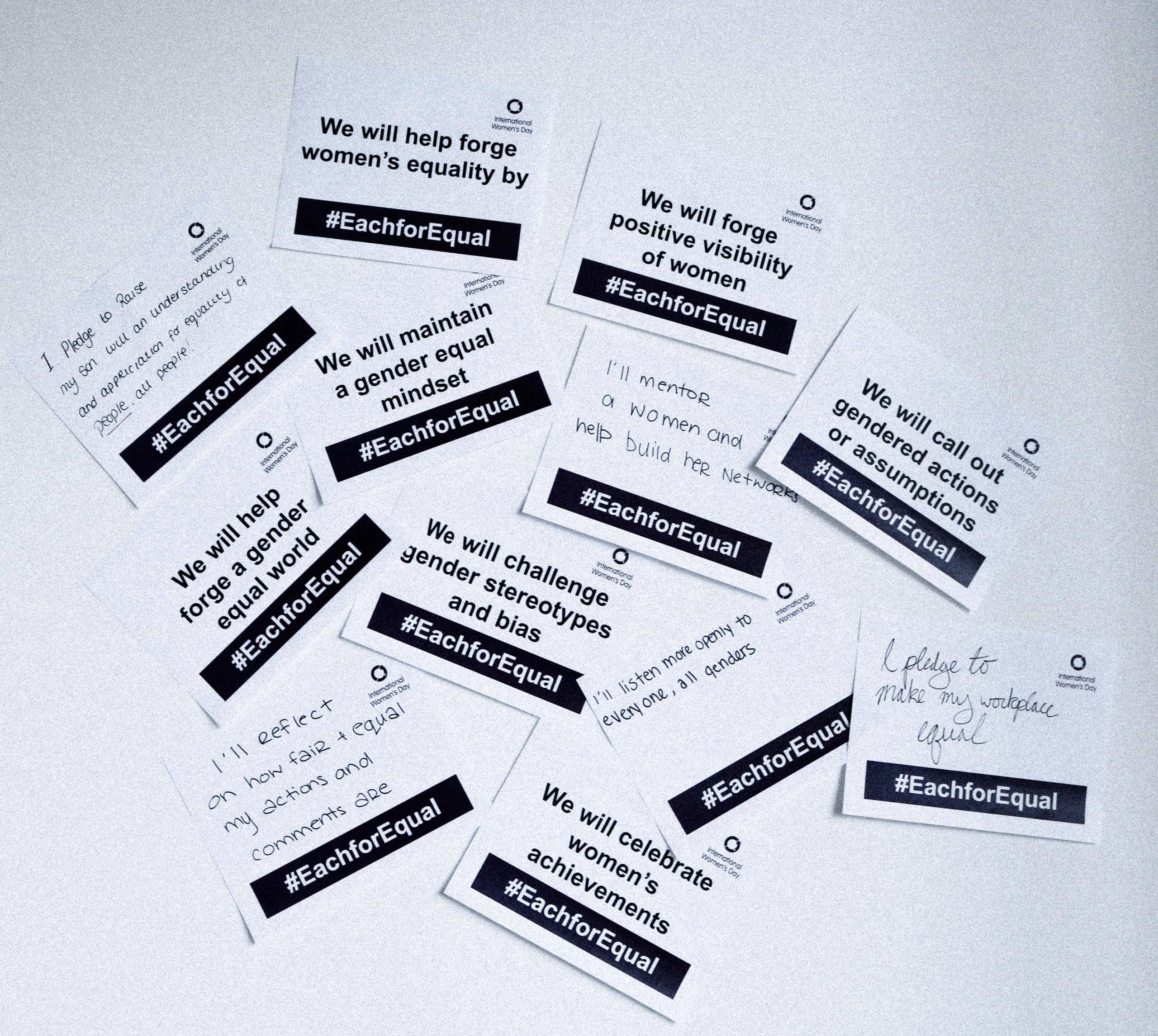 The Talk Shop team share their pledges to in support of International Women’s Day
