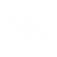 A white stylized smartphone icon with a rectangular screen and a small circular button below the screen on a transparent background.