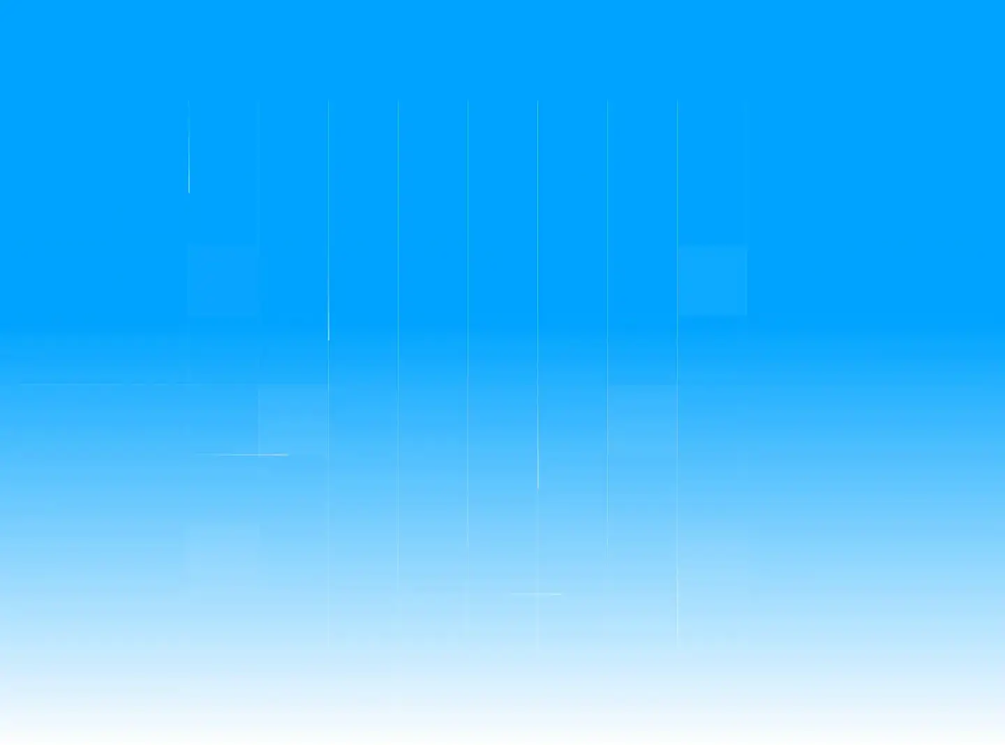 Abstract digital background with vertical and horizontal thin lines and translucent squares on a gradient blue backdrop fading to white at the bottom.