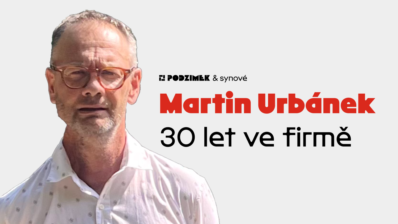 Video: Martin Urbánek, výrobní ředitel Podzimek, 30 let ve firmě
