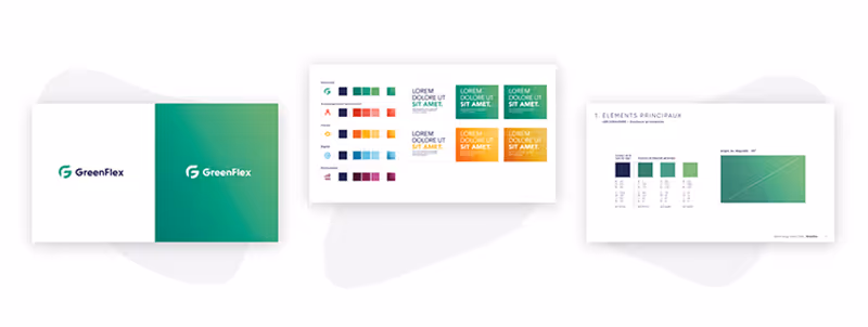 template powerpoint charte graphique greenflex mprez