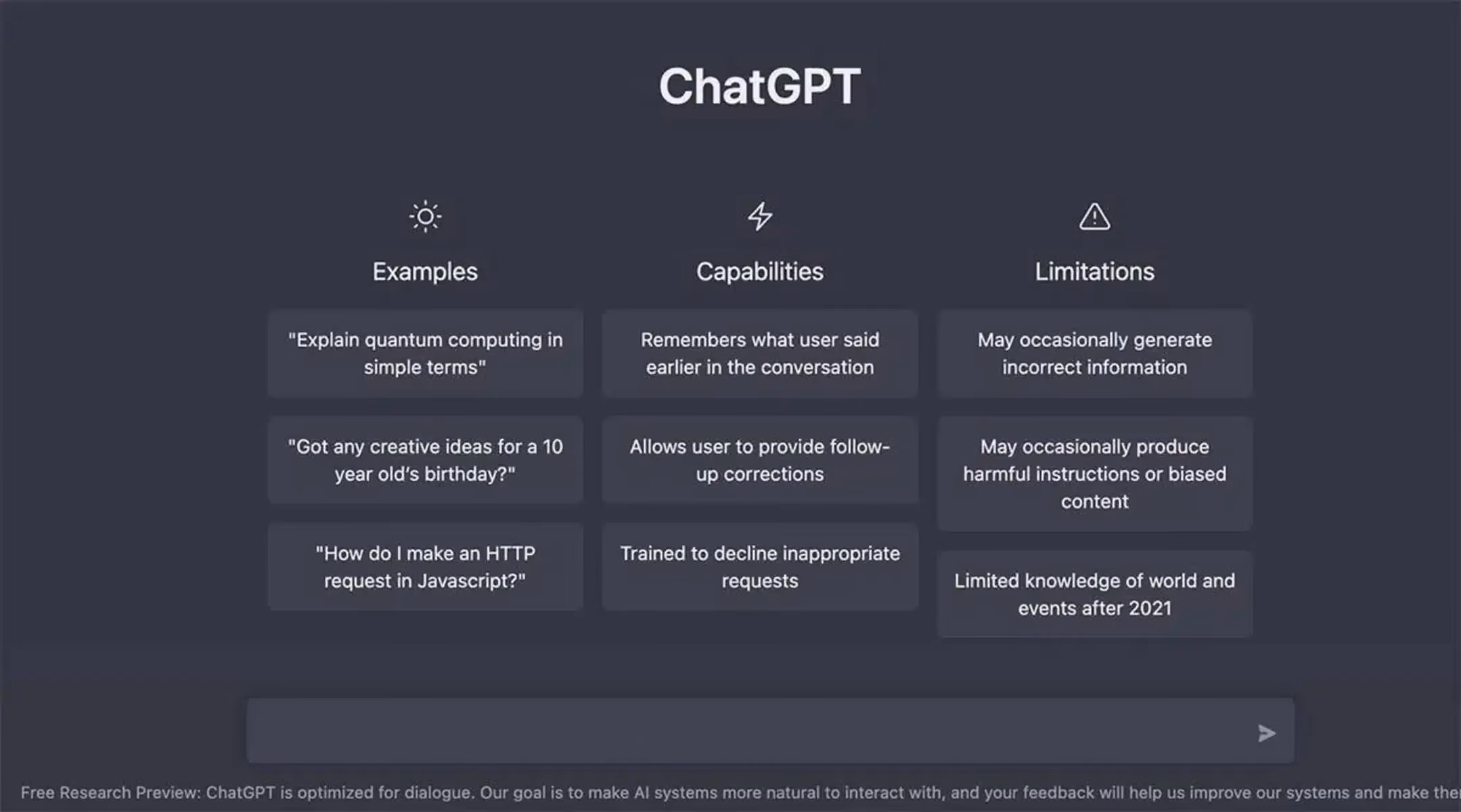 Interface IA Chat GPT