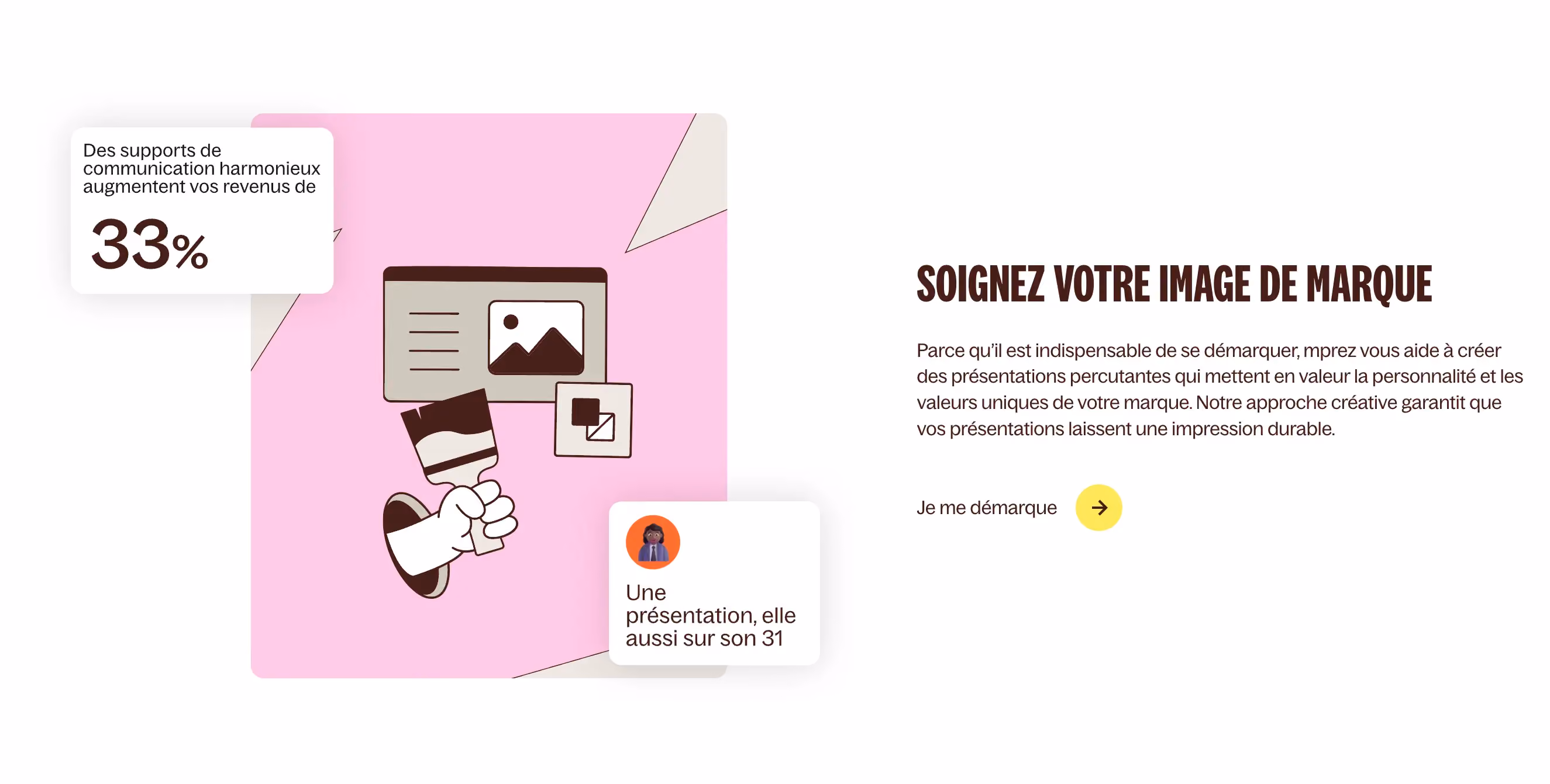 Importance de l'image de marque et des choix visuels
