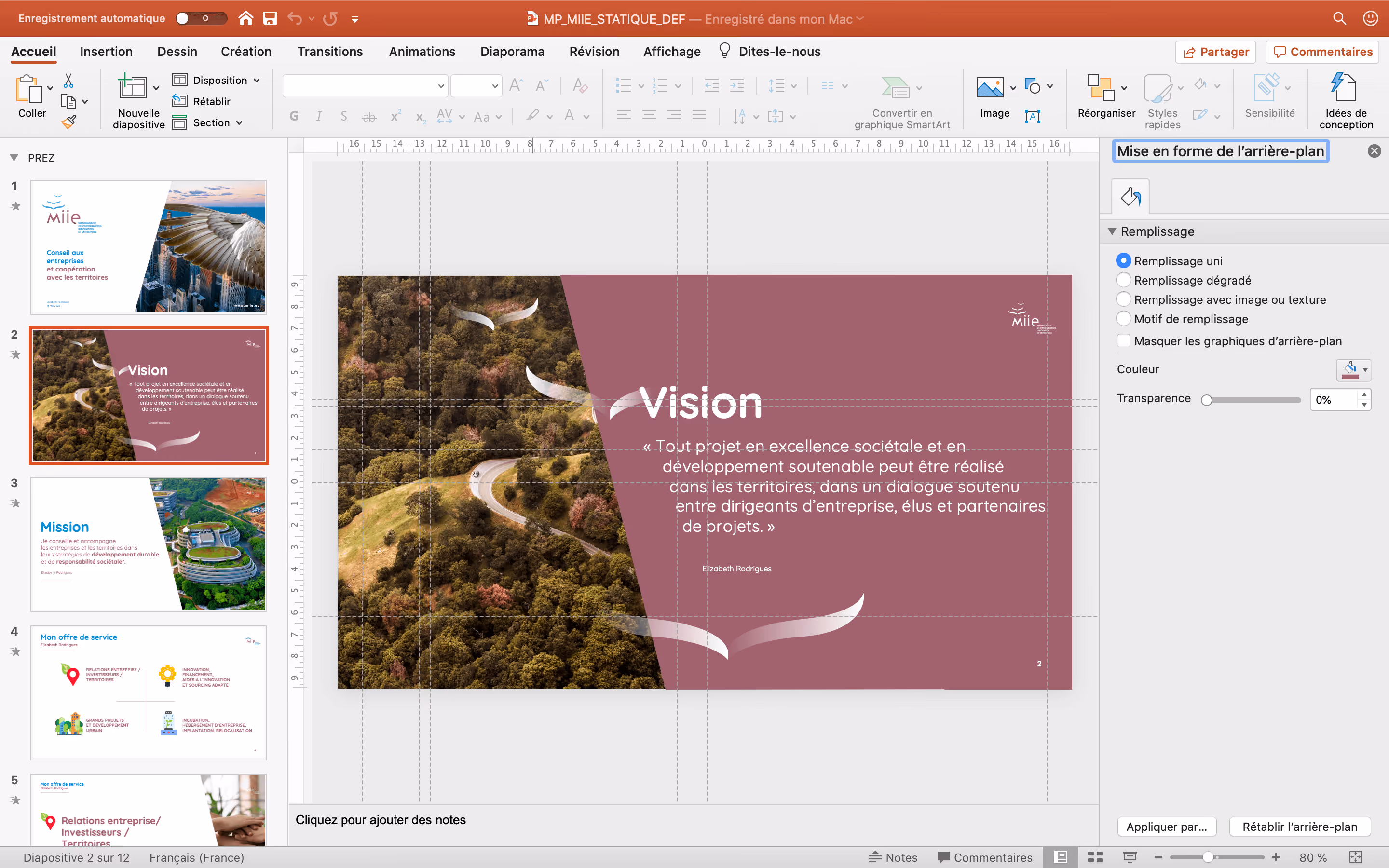 Export powerpoint MIIE mprez-2