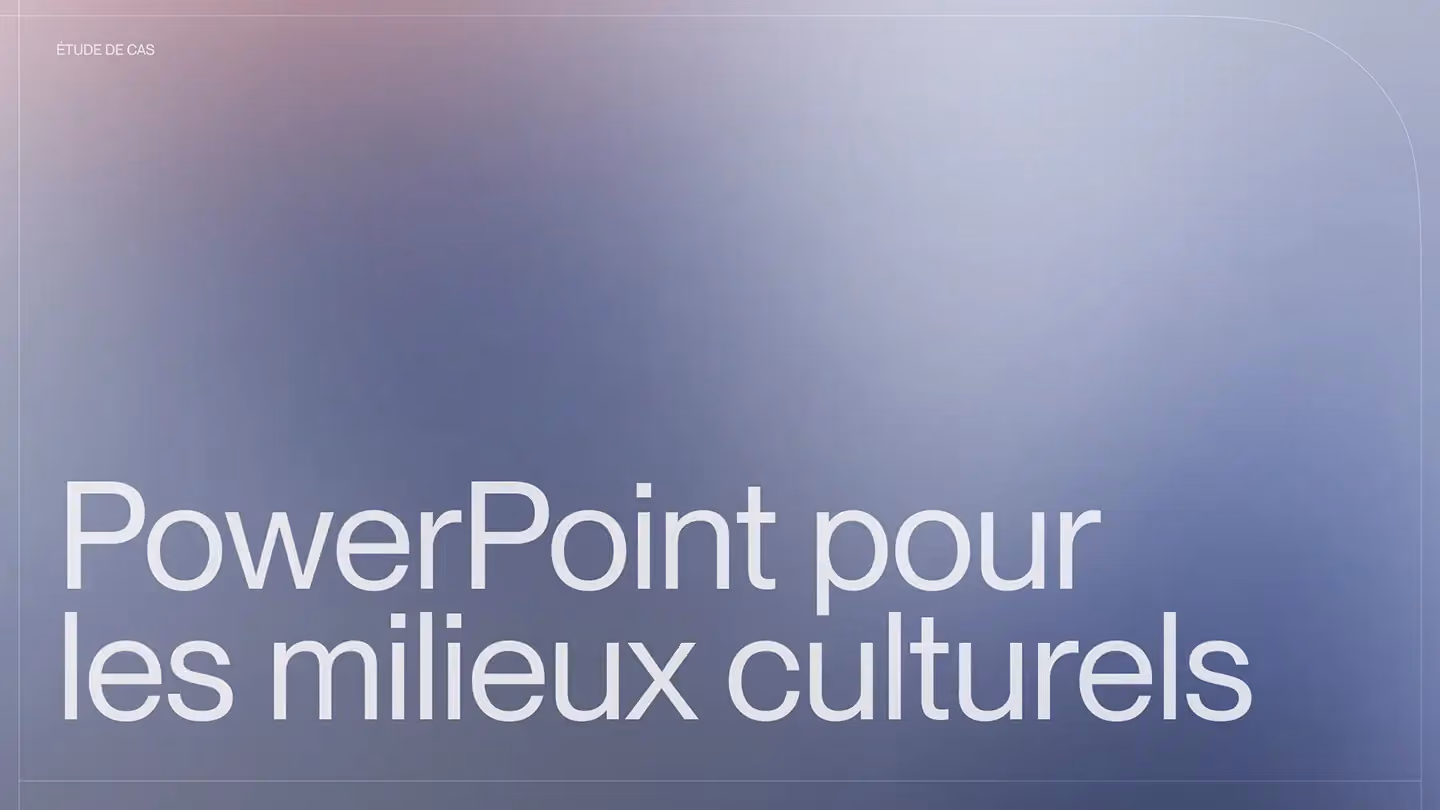 Présenter vos projets culturels