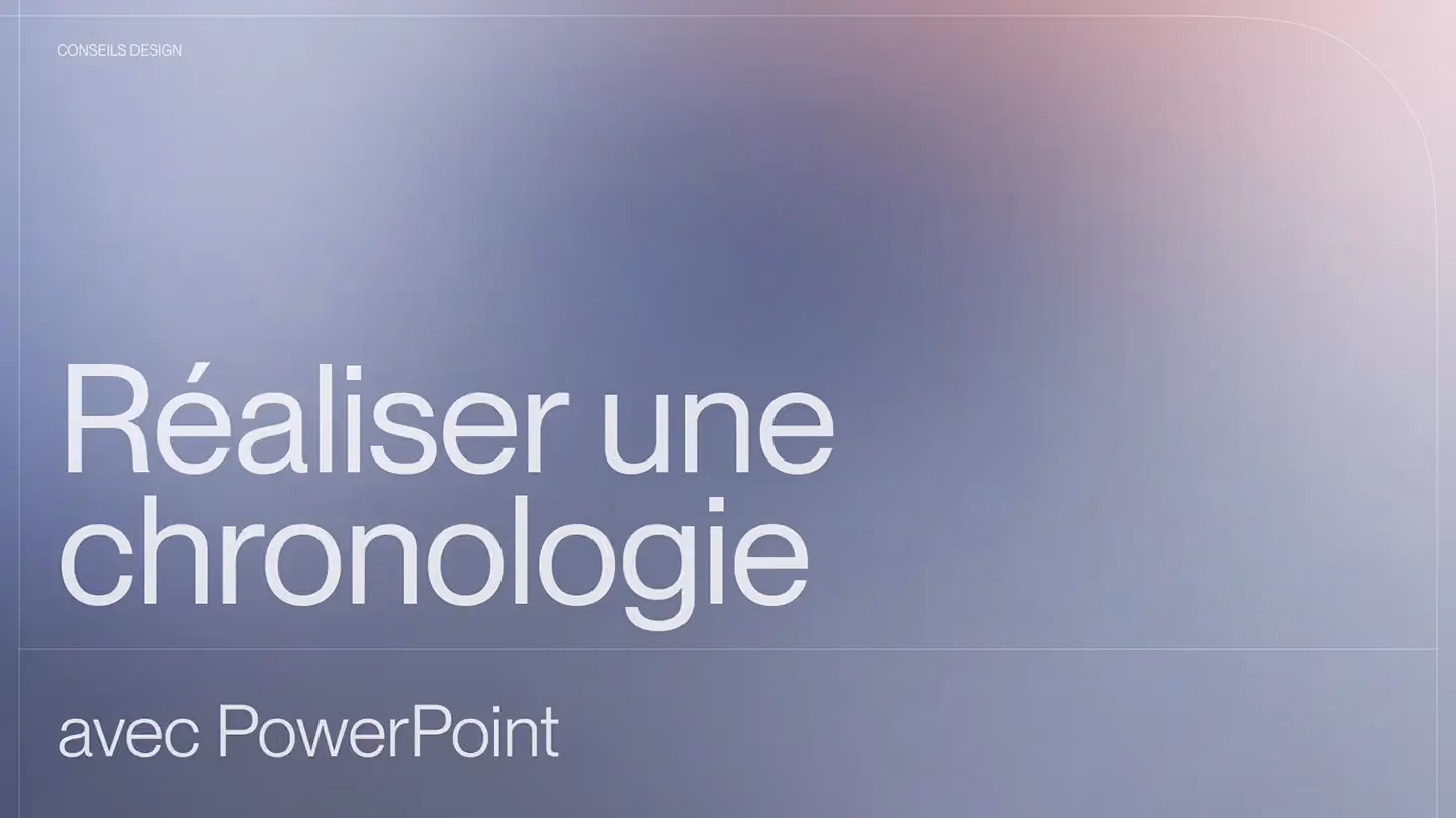 Comment créer une chronologie sur PowerPoint ? Le guide pas à pas