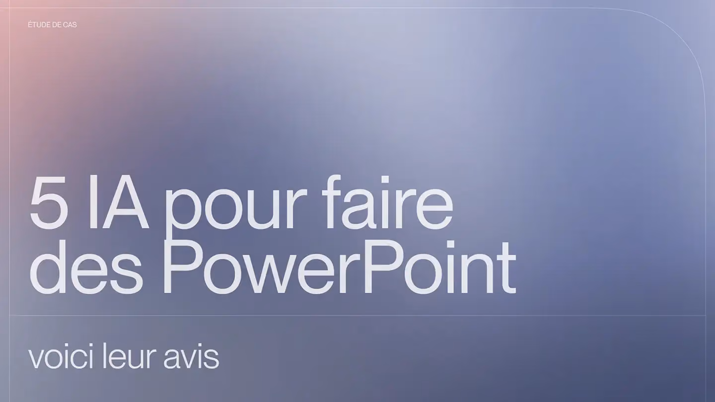 Nos experts ont testé 5 IA pour faire des PowerPoint – voici leur avis