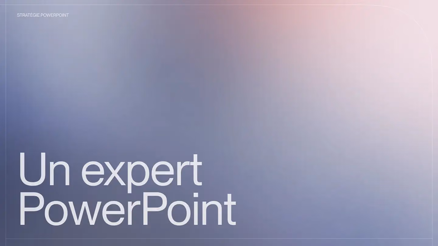 Votre présentation mérite un expert PowerPoint, voici pourquoi