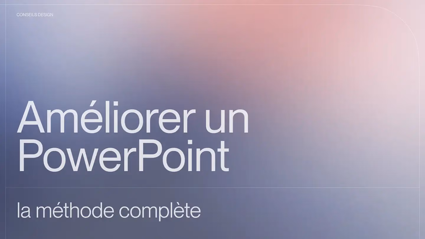 Améliorer une présentation PowerPoint : la méthode complète