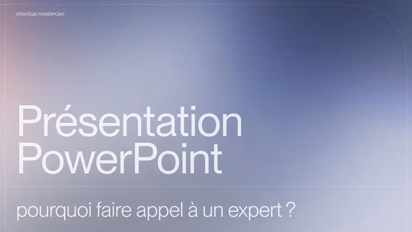 Présentation d'entreprise : pourquoi faire appel à un expert en PowerPoint ?