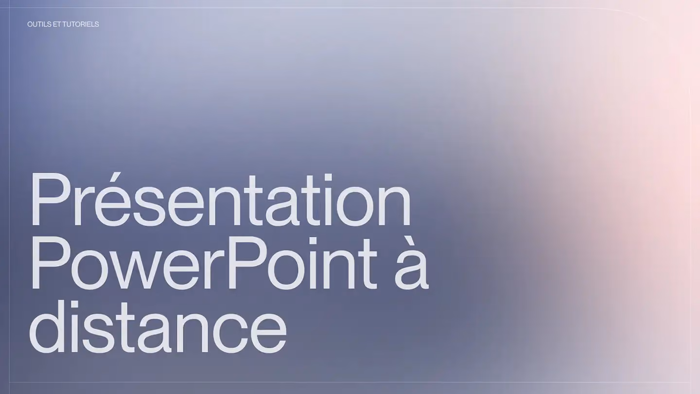 Présentation PowerPoint à distance | Le Guide complet