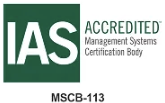 IAS ACCREDITED（MSCB-113）