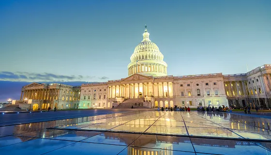 United States capitol building in Washington