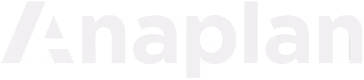 Anaplan company logo in stylized text.