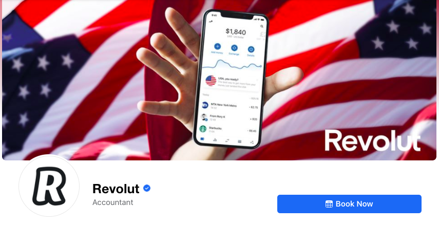 revolut facebook cover photo