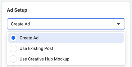 facebook ad setup