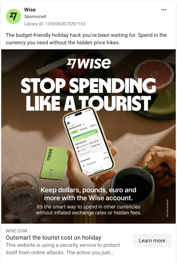 wise meta ads creative