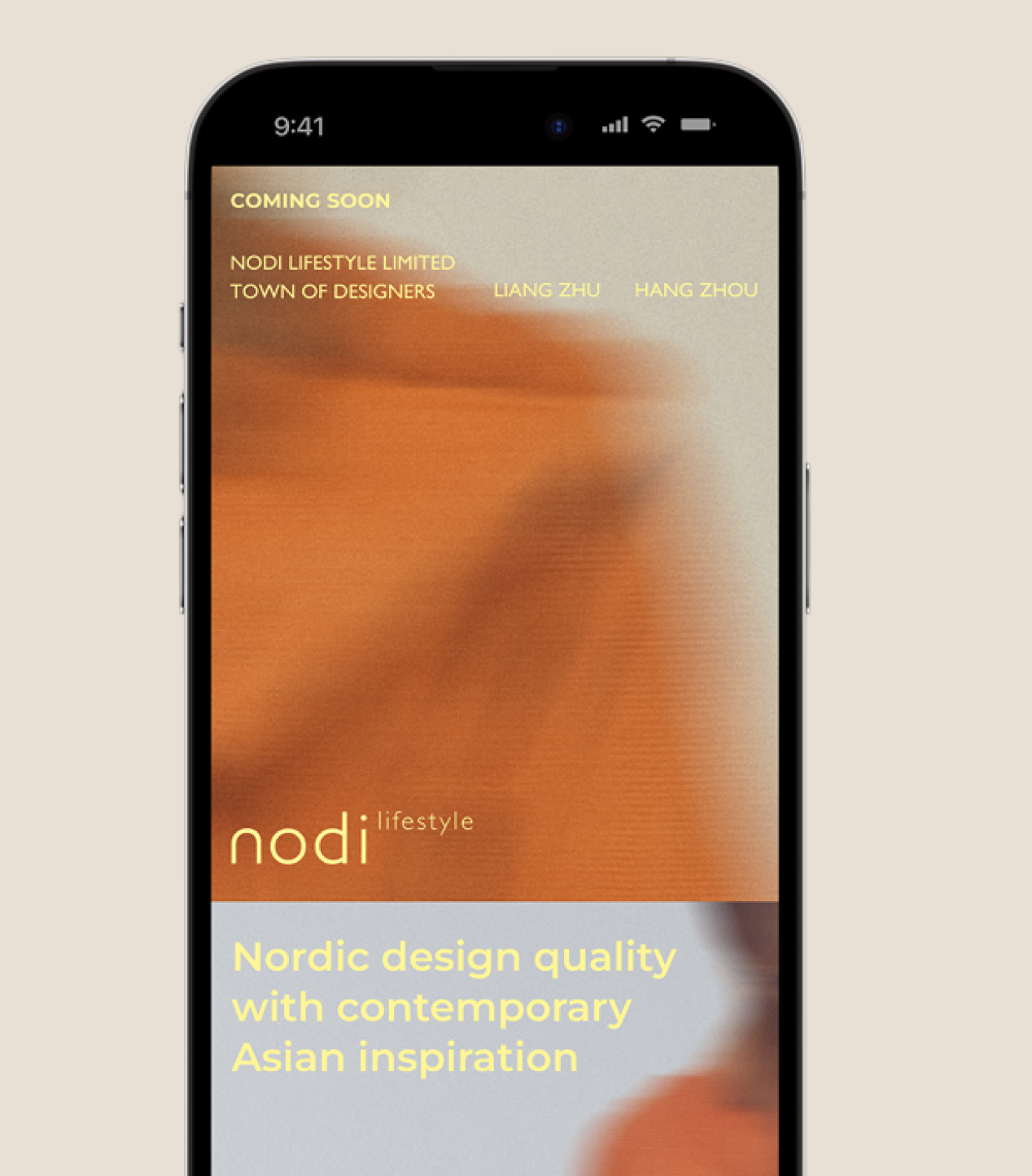 Nodi digital system blending Nordic and Asian design