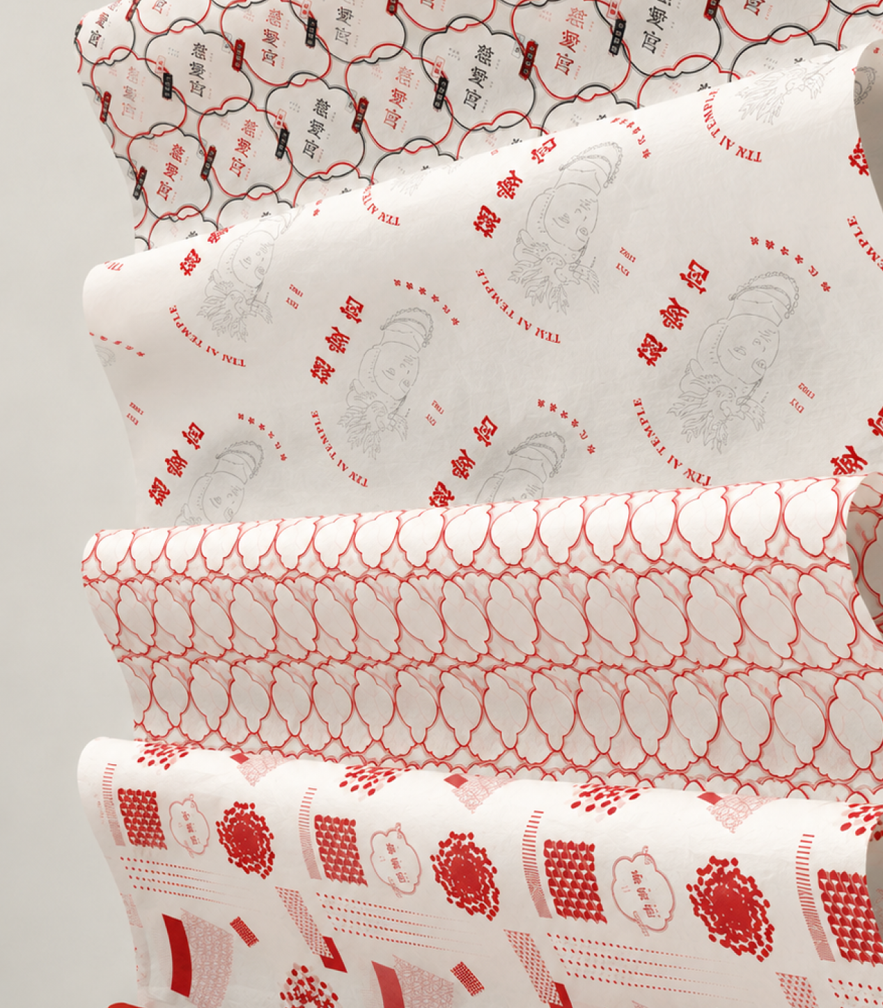 Taiwanese temple imagery reworked into a graphic pattern system, image 5