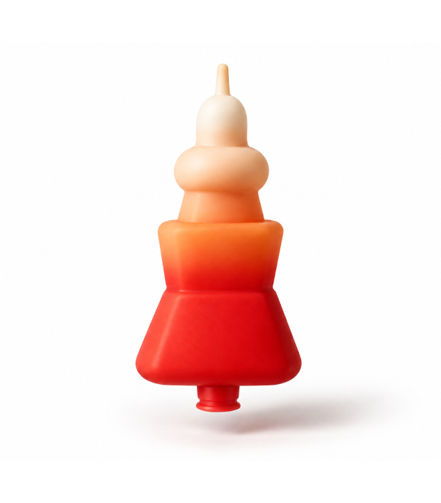 Landmark-shaped balloons standing on Sumida City postcards, image 4