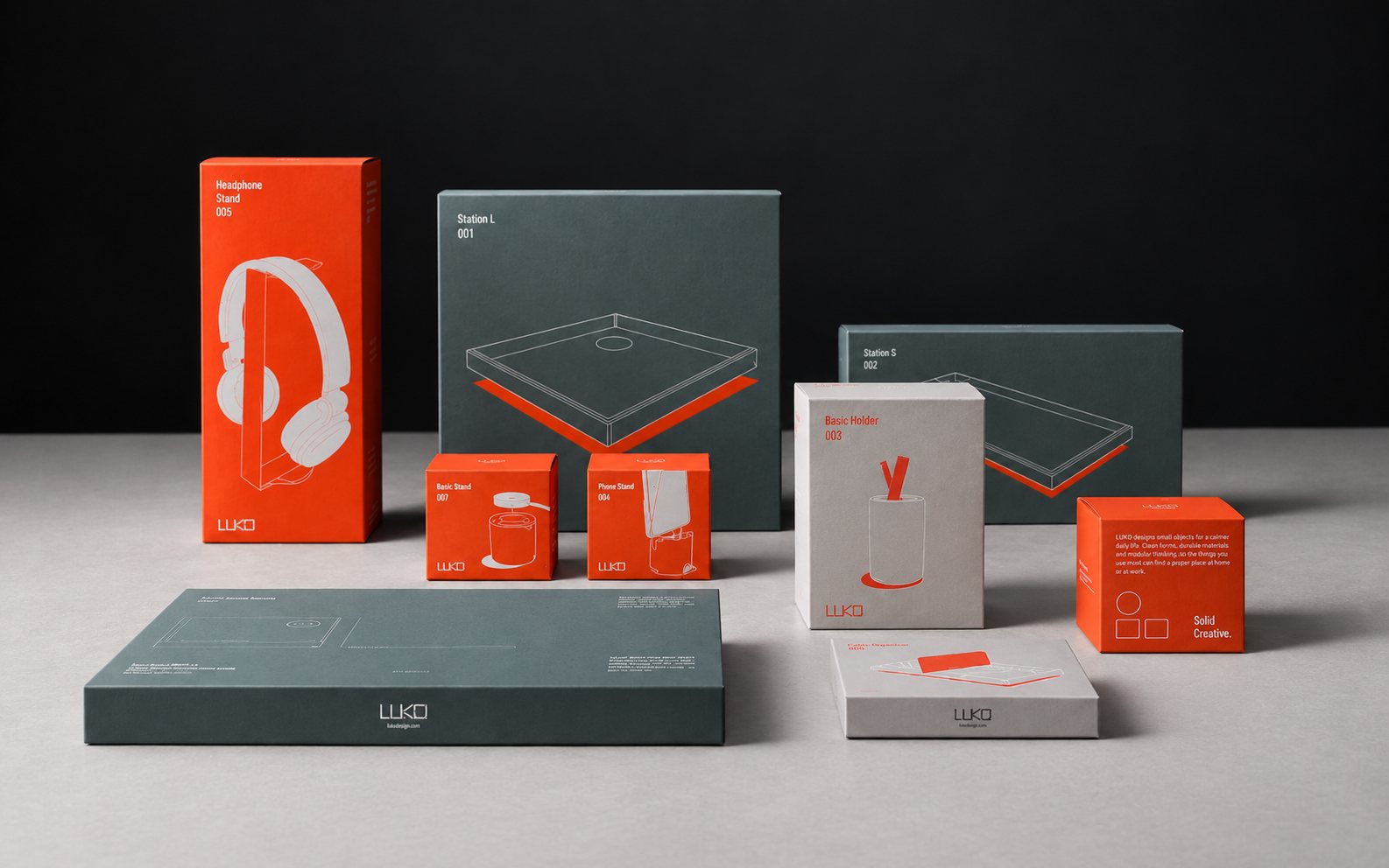 The LIIKO box range together on the shelf