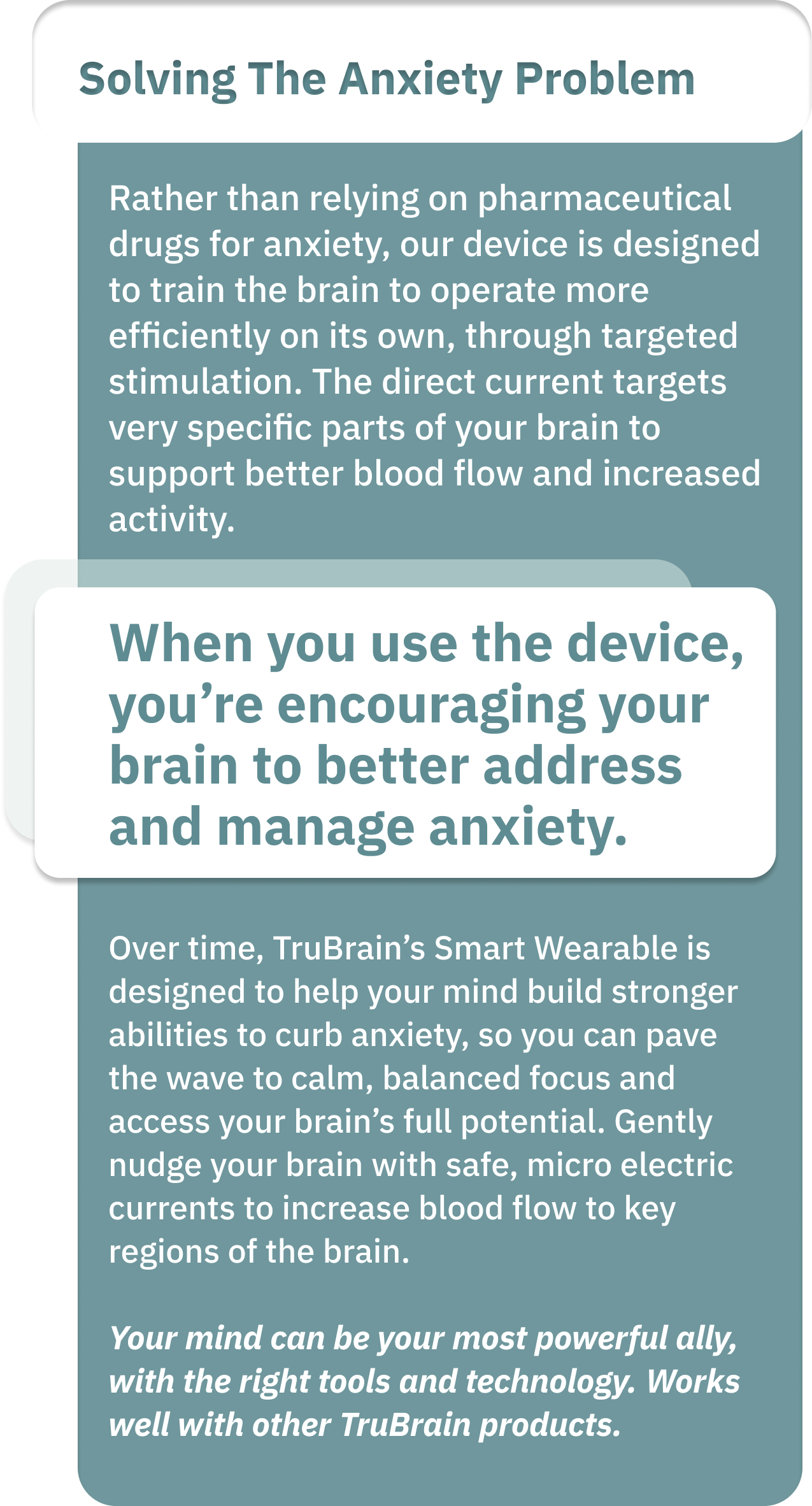 How TruBrain addresses anxiety