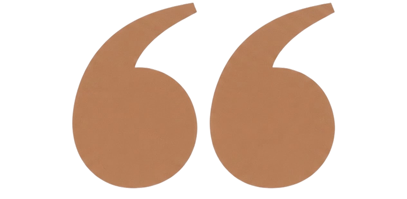 Decorative quotation mark