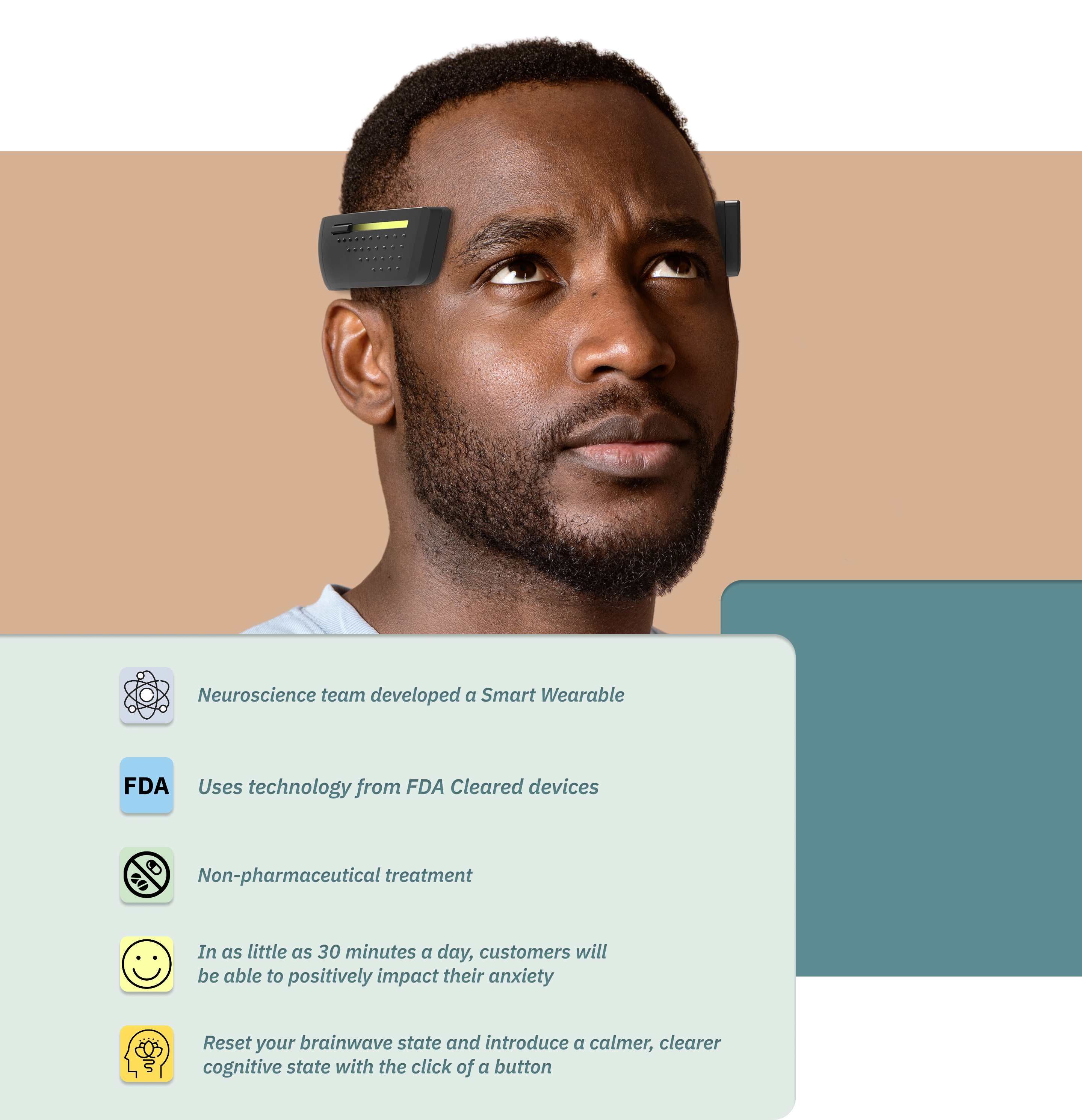 TruBrain wearable lifestyle
