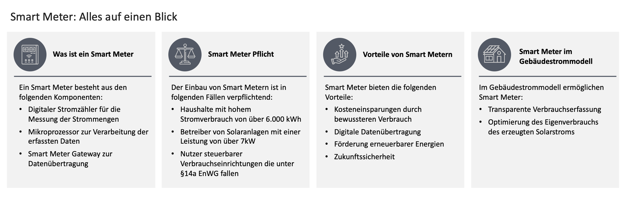 Smart Meter: Alles auf einen Blick