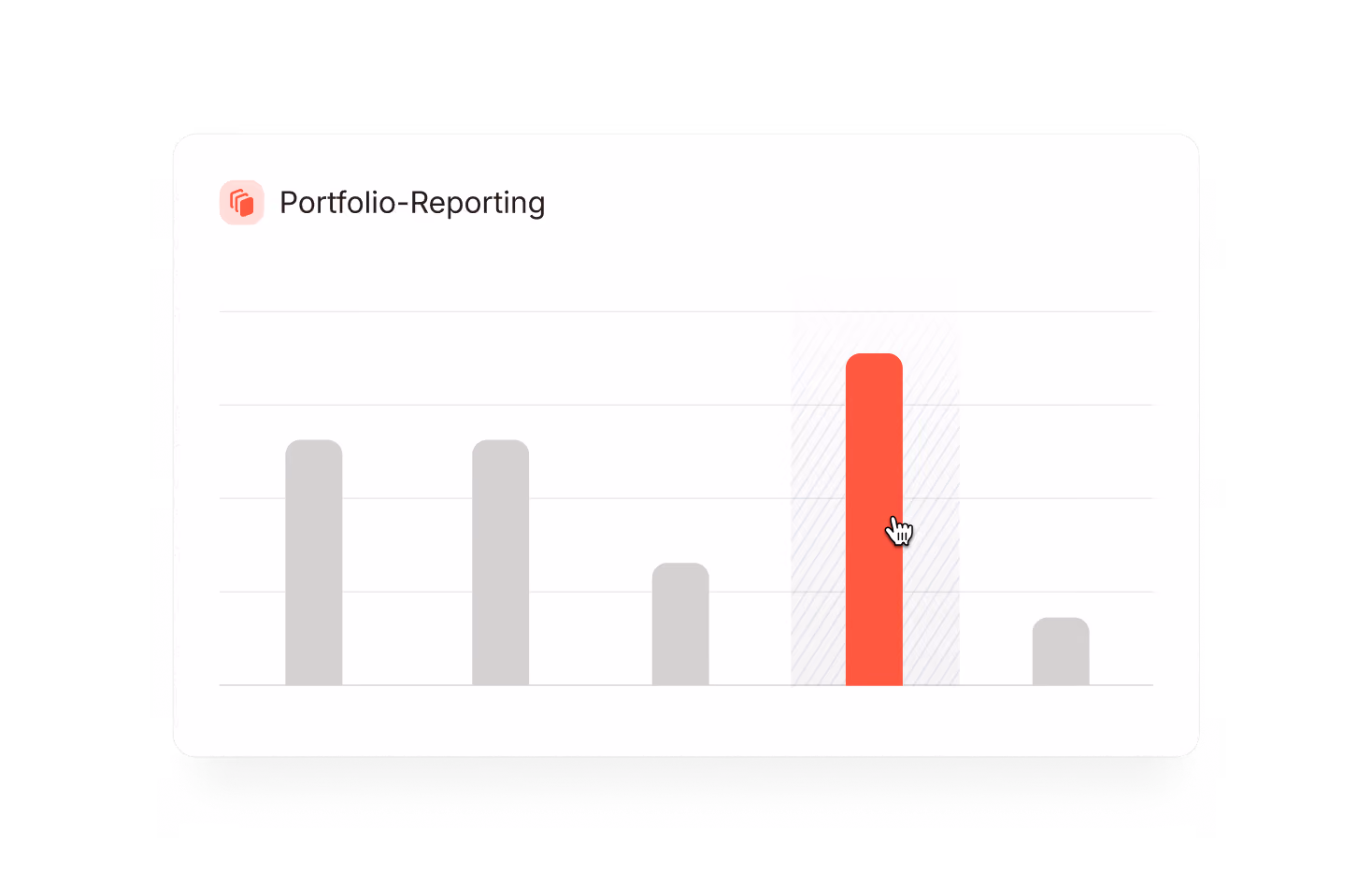 Portfolio-Reporting im VREY-Dashboard mit Balkendiagramm zum Vergleich von Liegenschaften