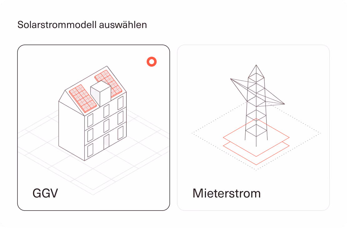 Planung: Auswahl des Solarstrommodells GGV oder Mieterstrom