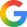 Google logo with a multicolored letter G in blue, red, yellow, and green.