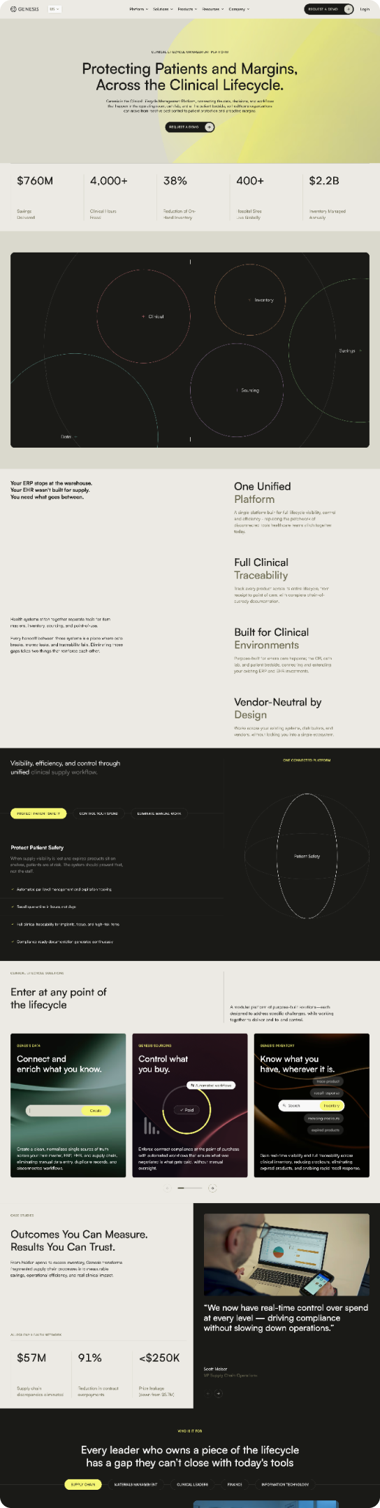 Three healthcare sites merged into one brand