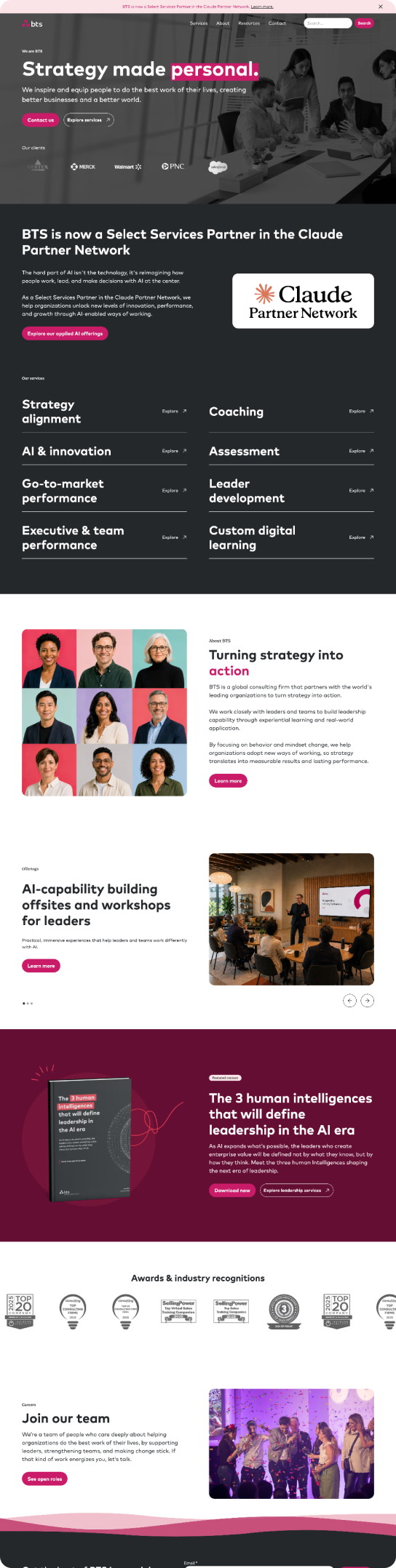 Webflow migration for a global consultancy