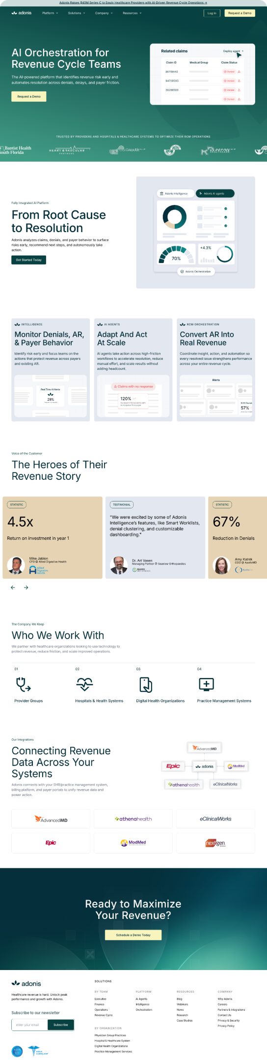 Rebuilding the foundation for a healthcare revenue AI platform