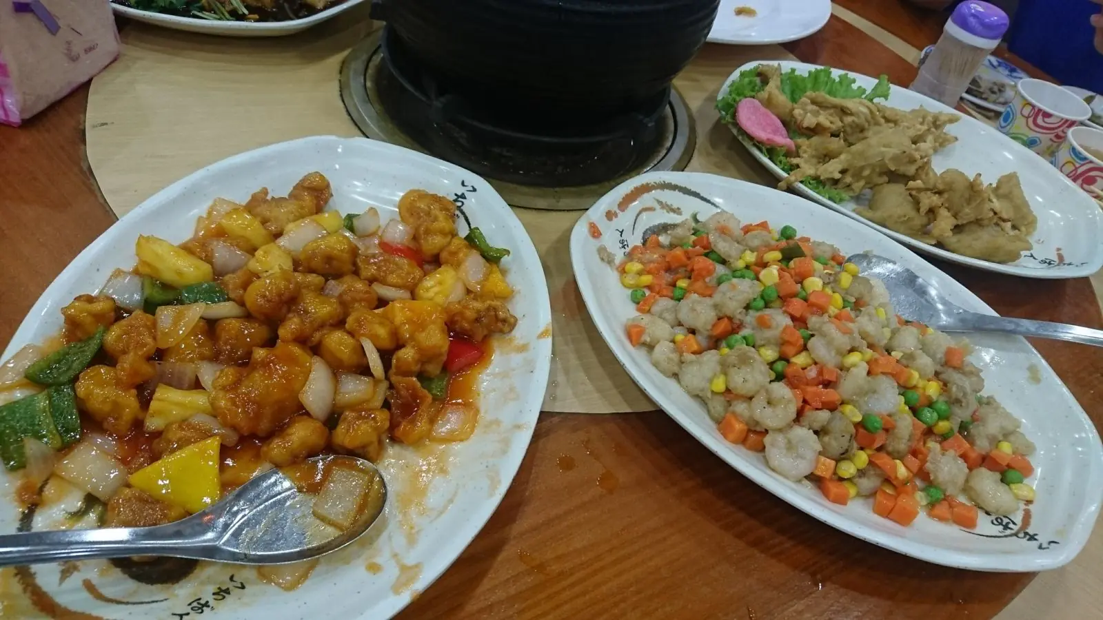 禪光舊站記錄的全院晚餐菜色