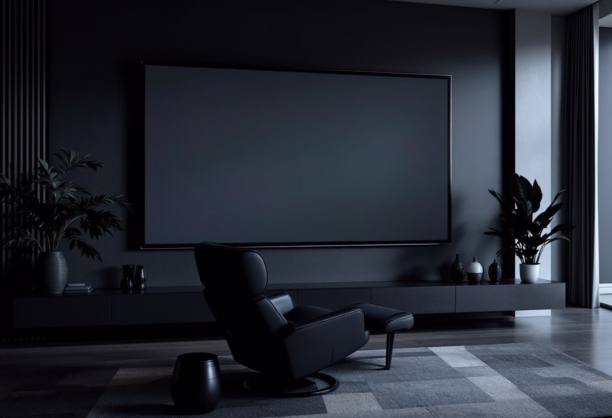image of a home theater setup