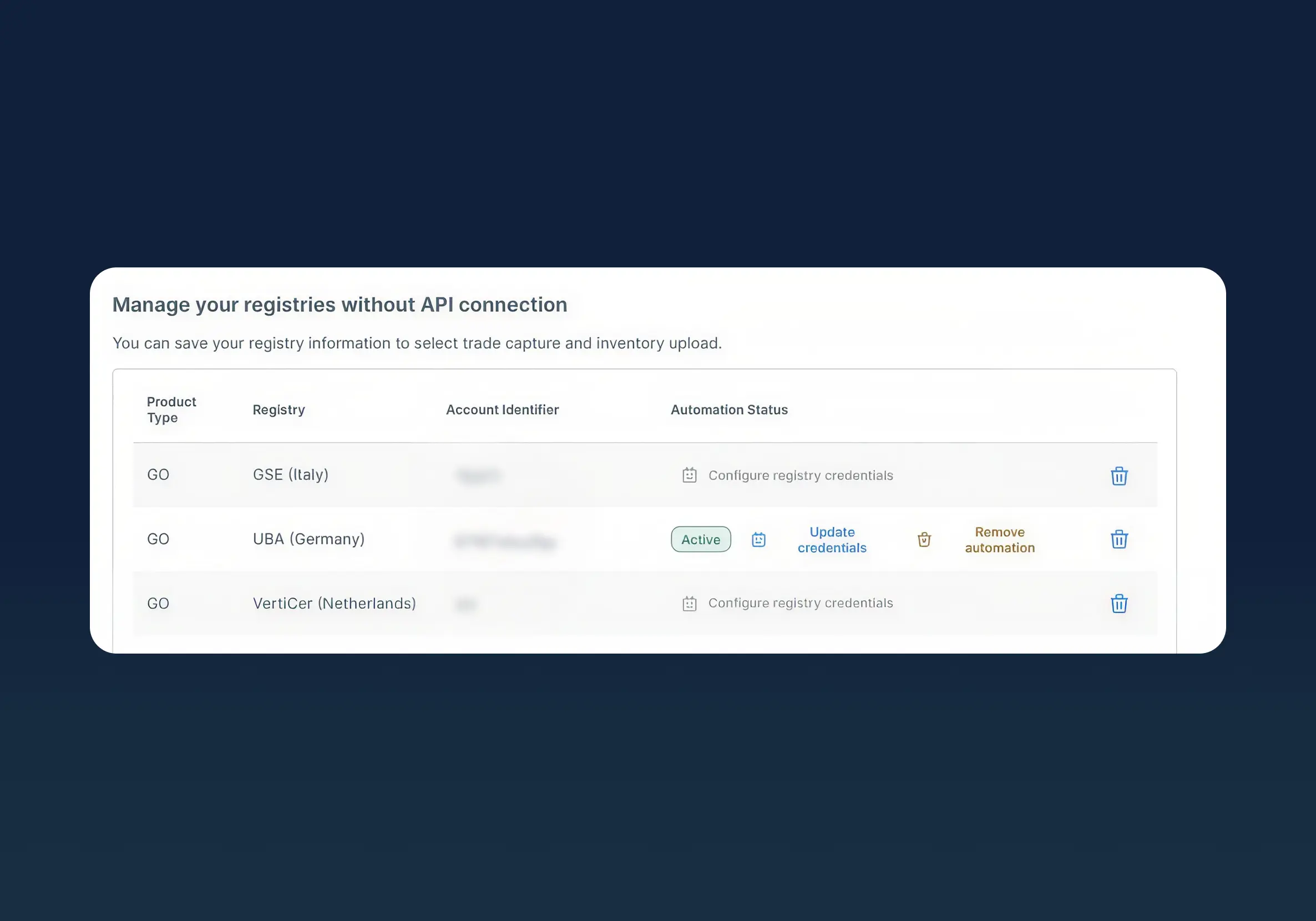 registry bridge feature of the cerqlar platform
