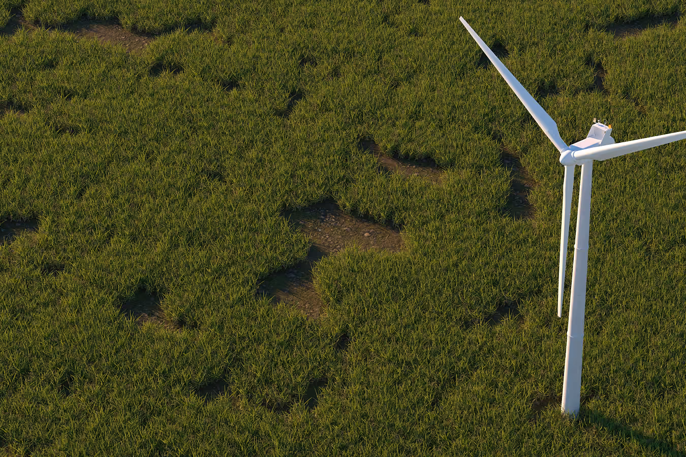 windmill on grass field